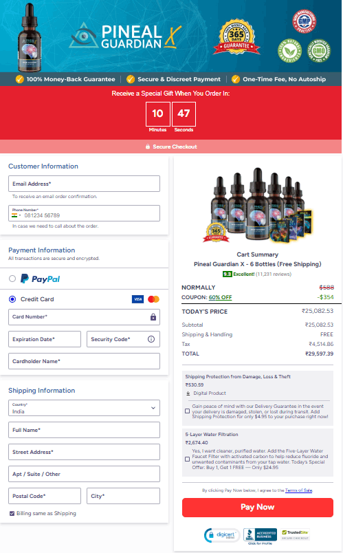 Pineal Guardian - Secure-Checkout